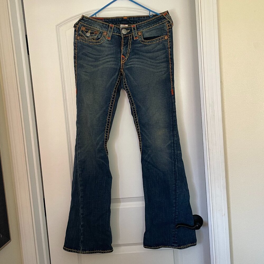 True Religion Brand blue jeans